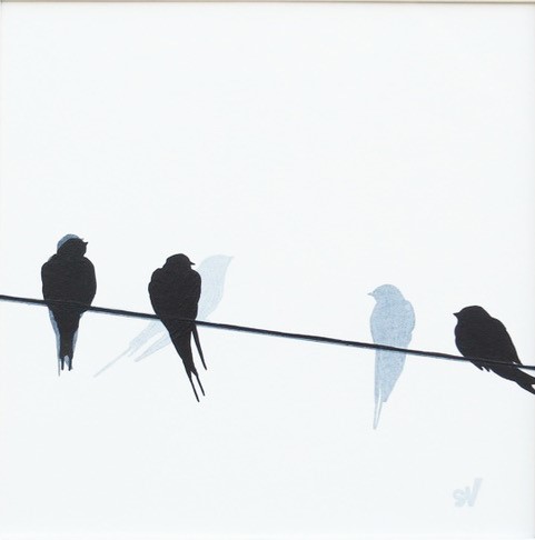 '3 Swallows' by artist Sandra Vick
